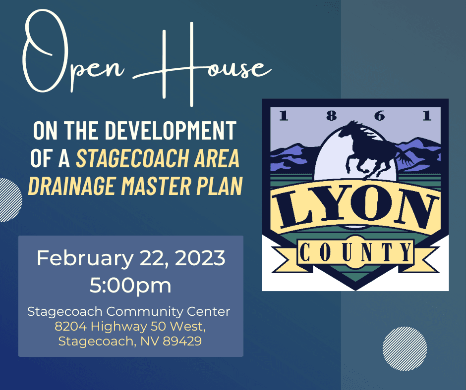 Stagecoach Drainage Master Plan Open House 2.22.23