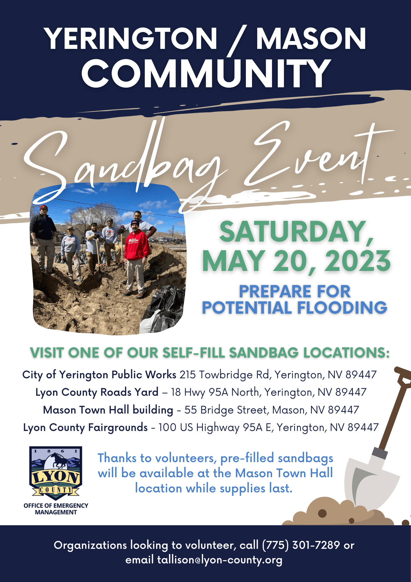 2023 Lyon County Community Sandbag Event